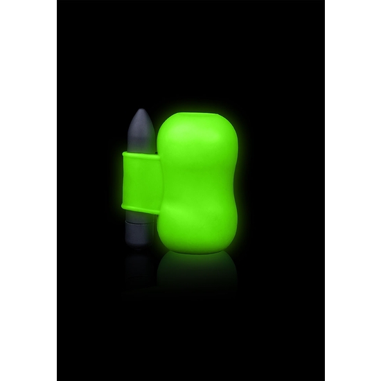 Ouch! - Masturbator With Fluorescent Vibrator - Glow In The Dark