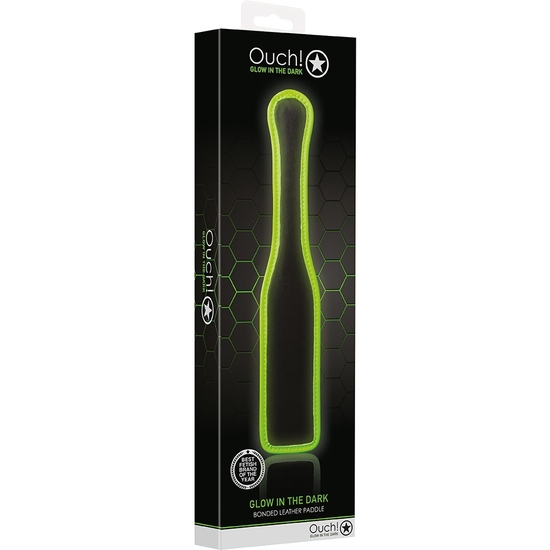 OUCH! - PADDLE WITH NEON COLOR - GLOW IN THE DARK