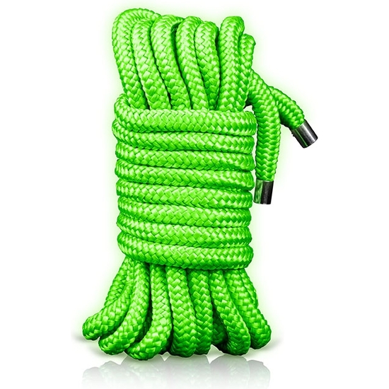 OUCH! - NEON GREEN ROPE - 5M/16 STRINGS - GLOW IN THE DARK