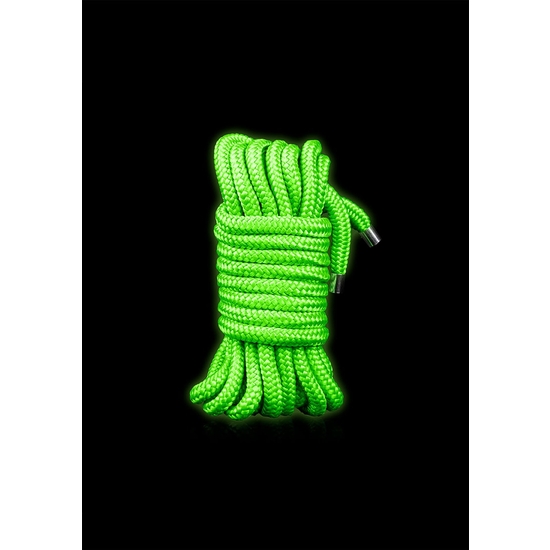 OUCH! - NEON GREEN ROPE - 5M/16 STRINGS - GLOW IN THE DARK