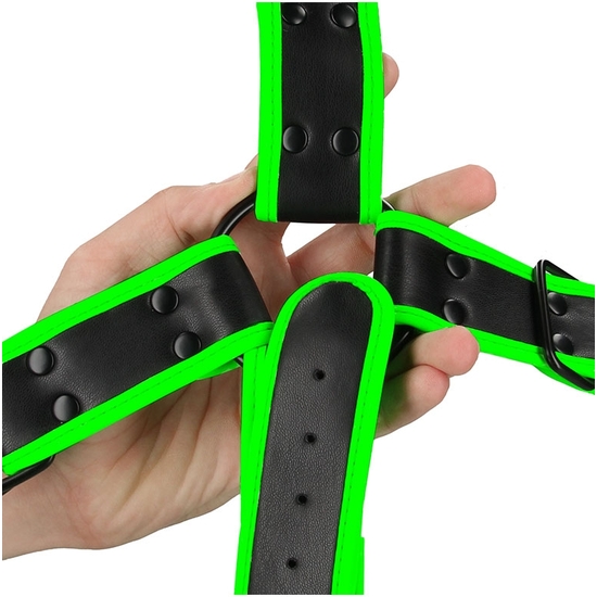 OUCH! - ADJUSTABLE HARNESS - GLOW IN THE DARK
