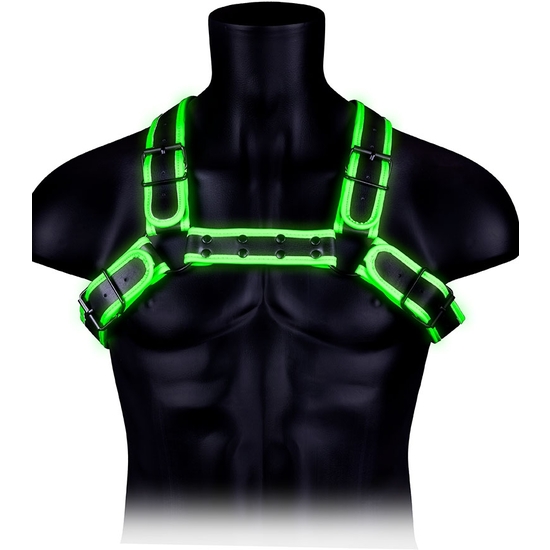 OUCH! - CHEST HARNESS - GLOW IN THE DARK