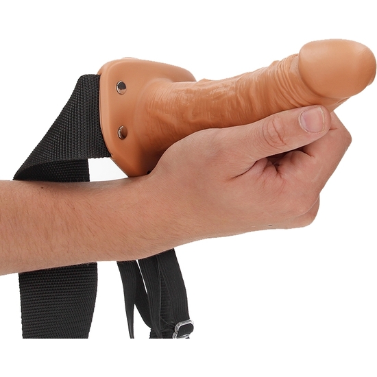 REALROCK - VIBRATOR WITH ADJUSTABLE STRAP-ON - 6/ 15.5 CM