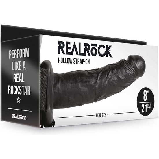 REALROCK - VIBRATOR WITH ADJUSTABLE STRAP-ON - 8/ 20.5 CM