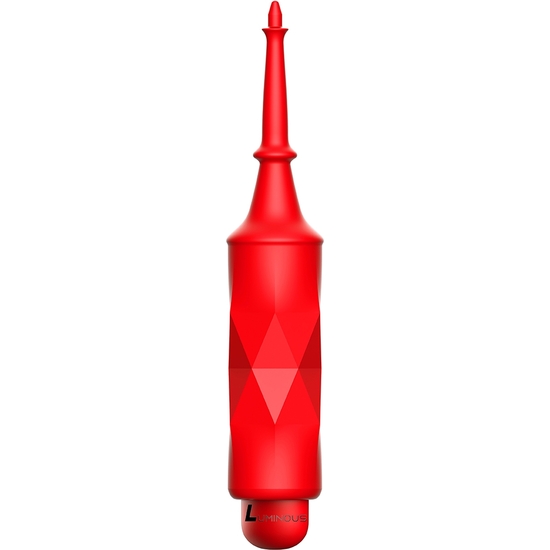 Circe - Luminous Bullet - Abs Bullet With Silicone Sleeve - 10-speed - Red