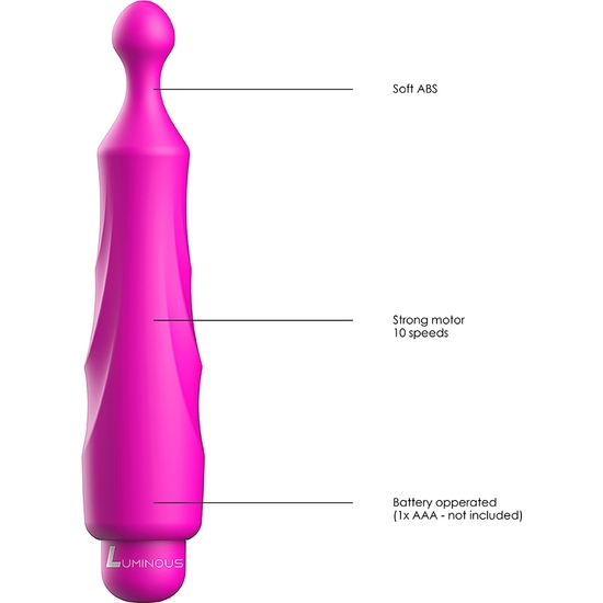 DIDO - BLA VIBRATOR - ABS BULLET WITH SILICONE SLEEVE - 10-SPEED - FUCHSIA