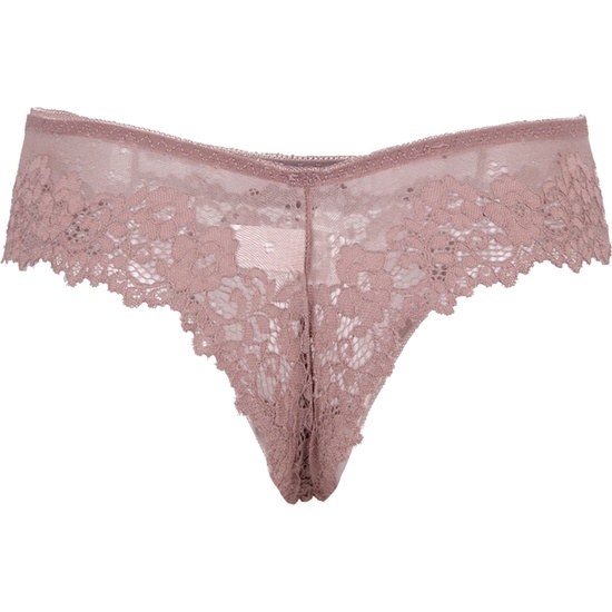 L-XL SEXY PINK FLORAL LACE PANTIES
