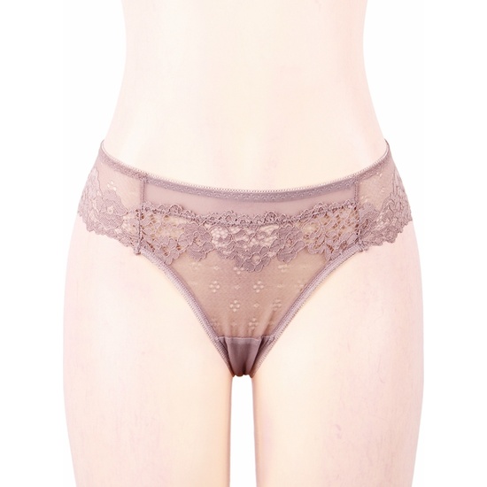 L-XL SEXY PINK FLORAL LACE PANTIES