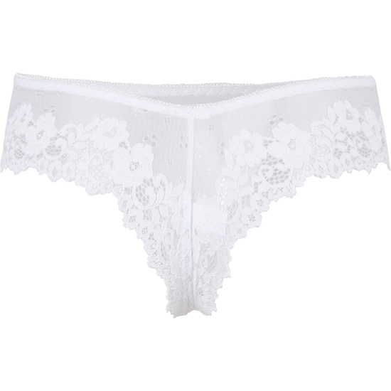 SEXY WHITE FLORAL LACE PANTIES