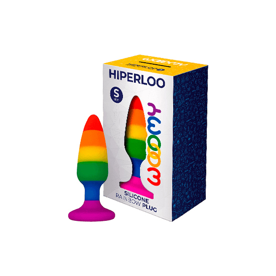 Wooomy Hiperloo Silicone Rainbow Plug - Size S