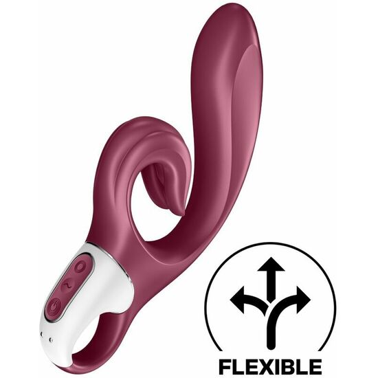Satisfyer Love Me Flexible Bunny Vibrator - Red