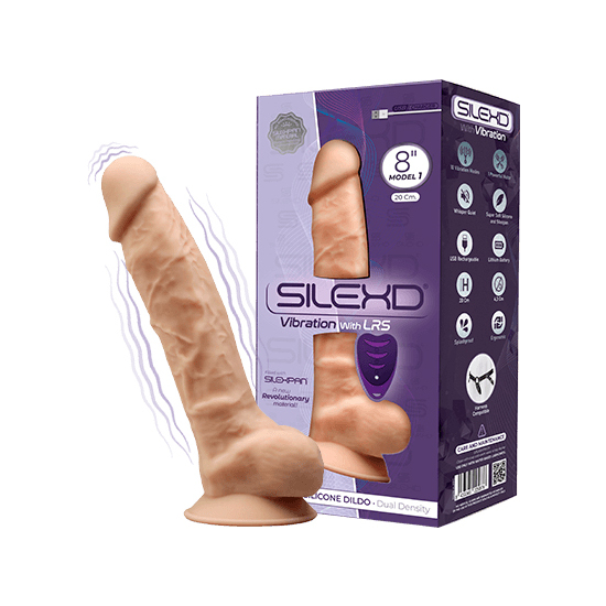 SILEXD - REALISTIC PENIS WITH VIBRATION MODEL 1 - 20CM