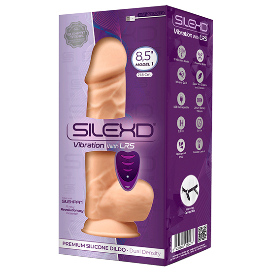 SILEXD - REALISTIC PENIS WITH VIBRATION MODEL 1 - 21.5CM