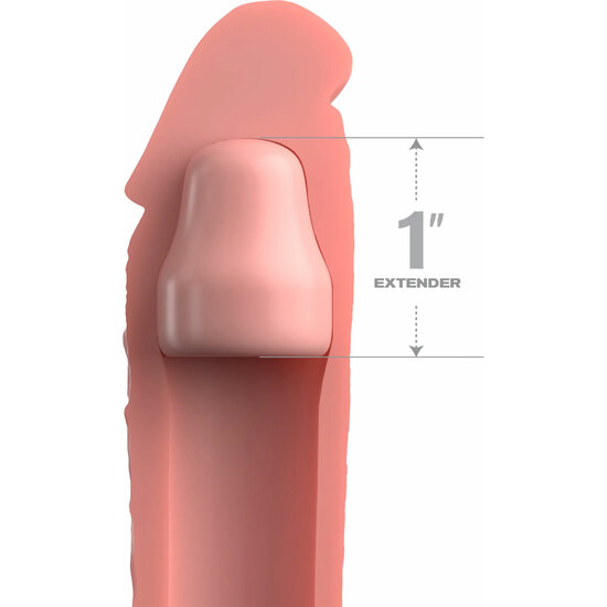 PIPEDREAM - SLEEVE 7 INCH + 1 INCH PLUG - PENIS EXTENDER
