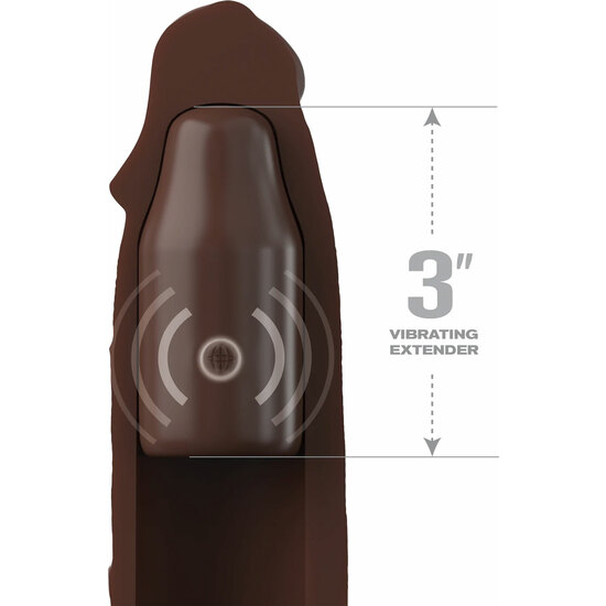 PIPEDREAM - SLEEVE 9 IN + 3 IN PLUG REMOTE - PENIS EXTENSION WITH REMOTE CONTROL