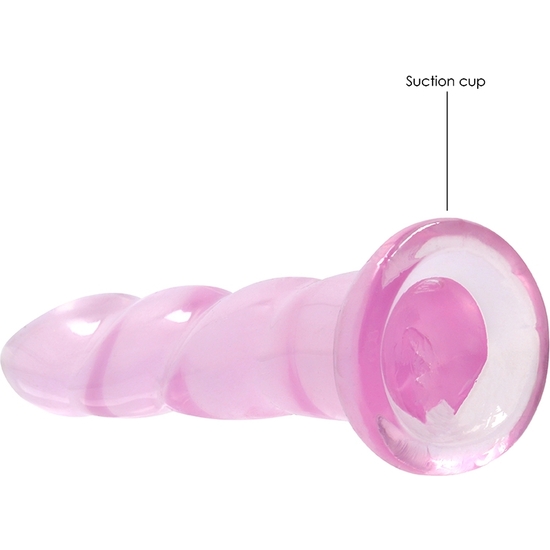 REALROCK - DILDO FOR ANAL AND VAGINAL USE - 7/ 17 CM - PINK