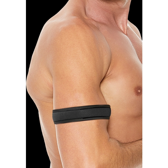 OUCH PUPPY PLAY - NEOPRENE ARMBANDS - BLACK