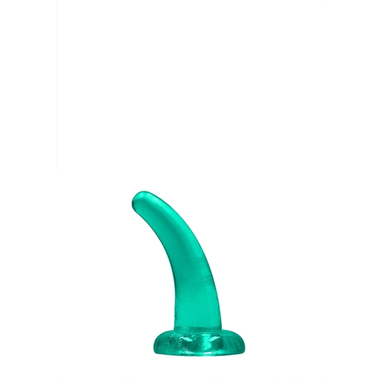 Realrock - Dildo Suitable For Anal And Vaginal Use - 4.5/ 11.5 Cm - Turquoise