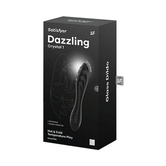 SATISFYER DAZZLING CRYSTAL 1 - BLACK