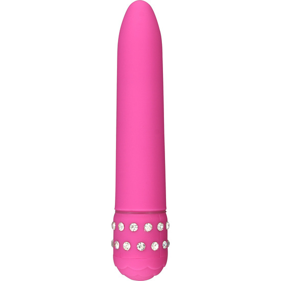 Superbe Pink Vibrator With Diamonds
