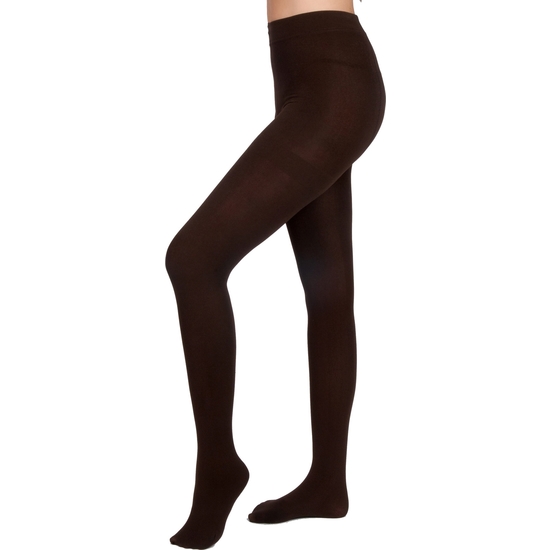 140 DEN TIGHTS THERMAL LOT OF 2 COLOR BROWN ANAISSA