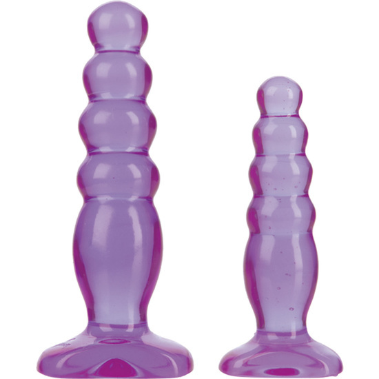 Crystal Jellies Purple Anal Kit