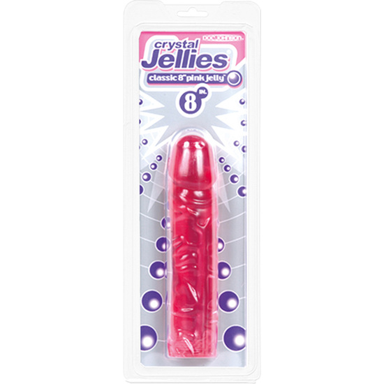 CRYSTAL JELLIES REALISTIC JELLY PENIS 20 CM PINK