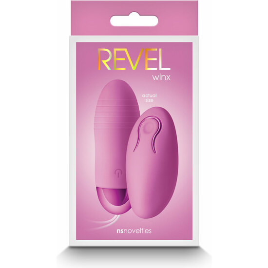 REVEL WINX - BULLET WITH REMOTE CONTROL - PINK