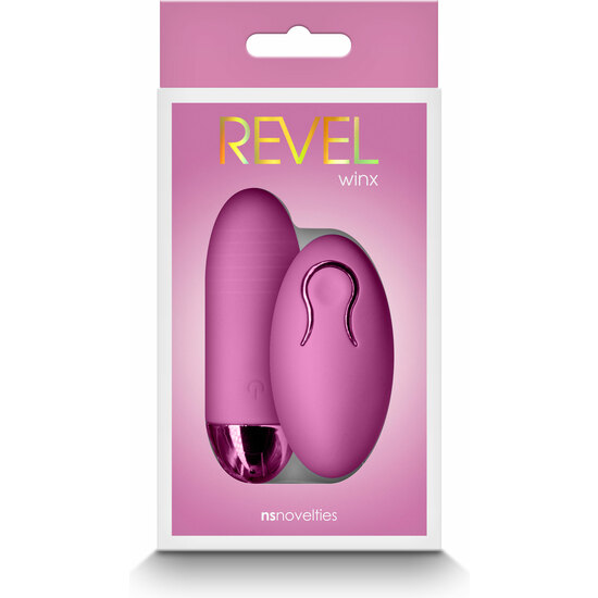REVEL WINX - BULLET WITH REMOTE CONTROL - PINK