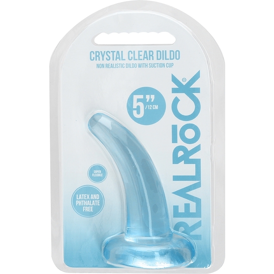 REALROCK - JELLY EFFECT DILDO - 4.5/ 11.5 CM - BLUE