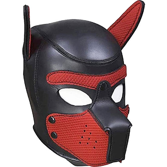 OUCH PUPPY PLAY - PUPPY HOOD NEOPRENE - RED