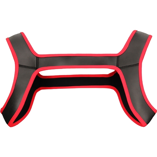 OUCH PUPPY PLAY - NEOPRENE HARNESS - RED