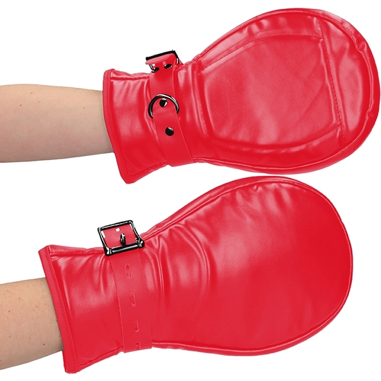 OUCH PUPPY PLAY - DOG MITTS NEOPRENE - RED