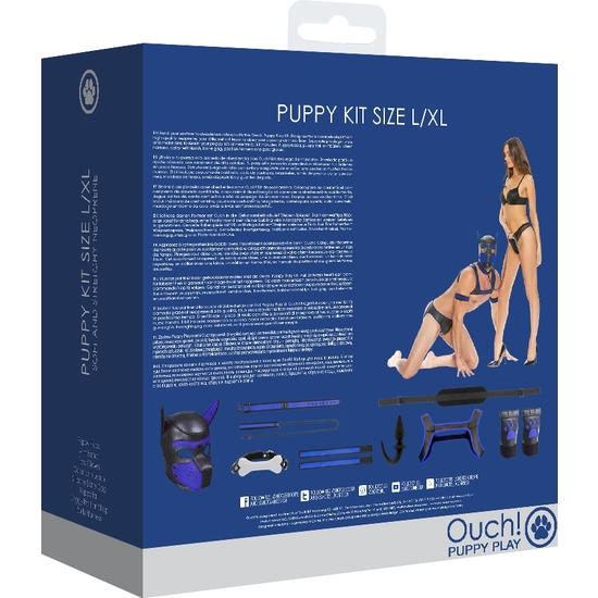 OUCH PUPPY PLAY - PUPPY KIT NEOPRENE - BLUE