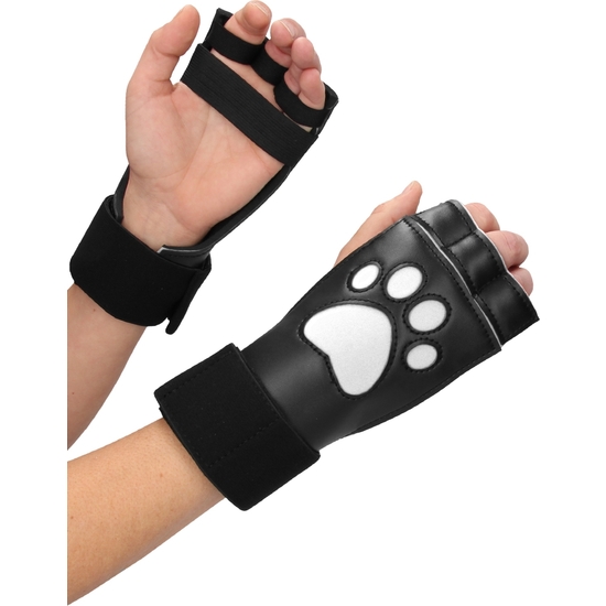 OUCH! PUPPY PLAY - NEOPRENE BOXING GLOVES - BLACK