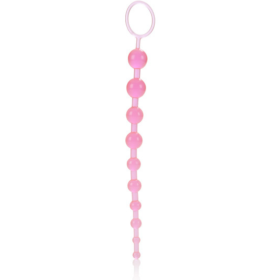 PINK SILICONE ANAL BALLS