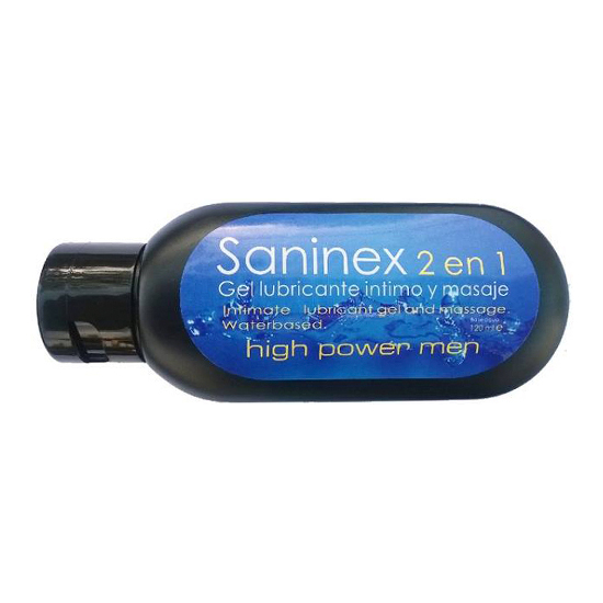 SANINEX INTIMATE LUBRICANT GEL MEN 120 ML HIGH POWER