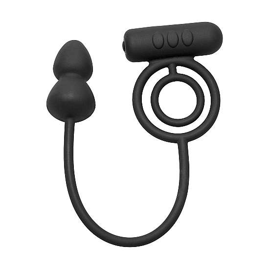 VOYAGER 1 - PENIS RING WITH VIBRATING PLUG