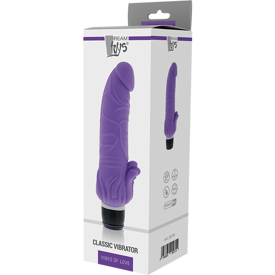 VIBES OF LOVE SILICONE CLASSIC 22CM - PURPLE