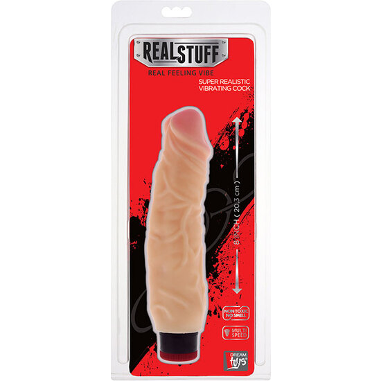 REALSTUFF - REALISTIC PENIS WITH VIBRATION OF 23.5CM