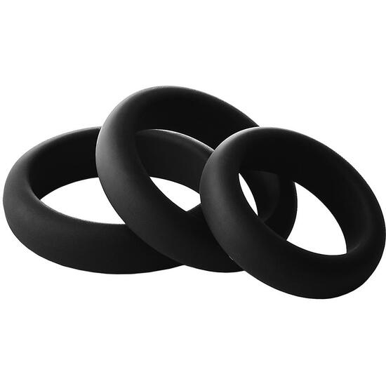 Ramrod Smooth Silicone Cockring Pack