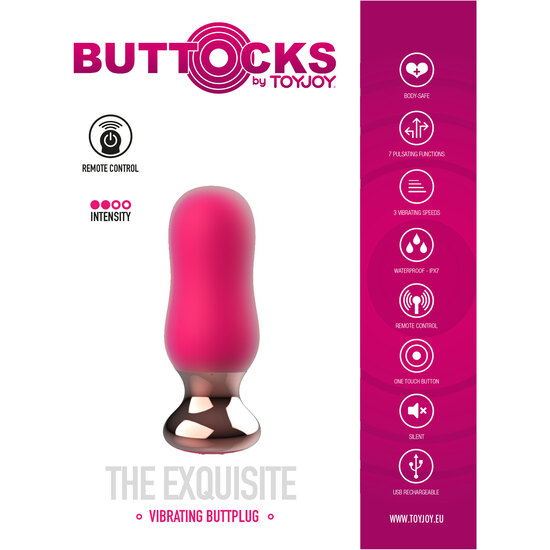 TOYJOY - THE EXQUISITE BUTTPLUG - PINK