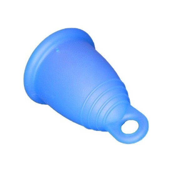 Classic Menstrual Cup Medium Blue Ring