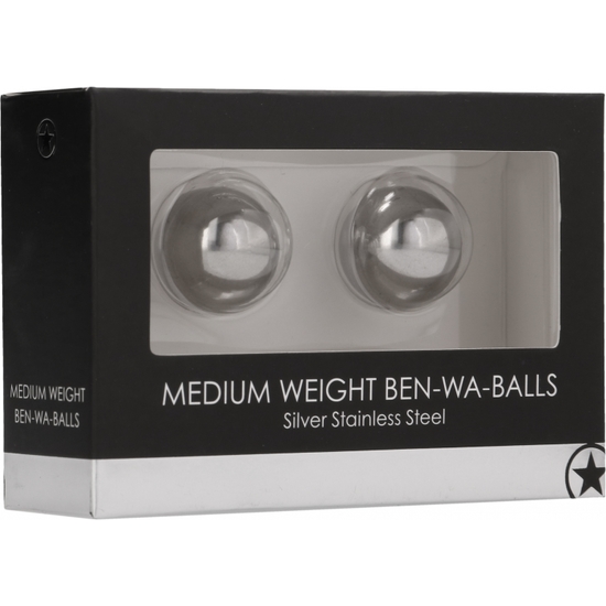BEN-WA-BALLS - BALLS WEIGHT AVERAGE STAINLESS STEEL. SHOTS