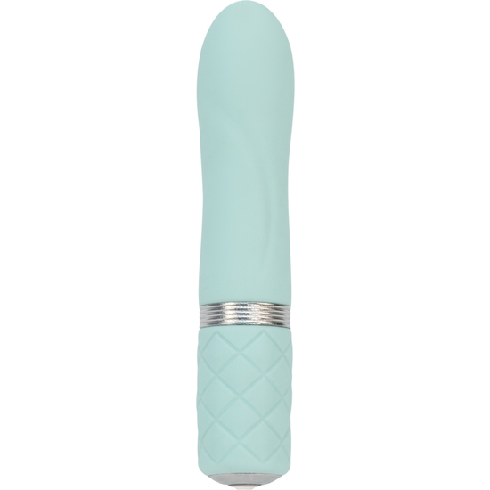 Flirty Vibrator With Glass - Turquoise