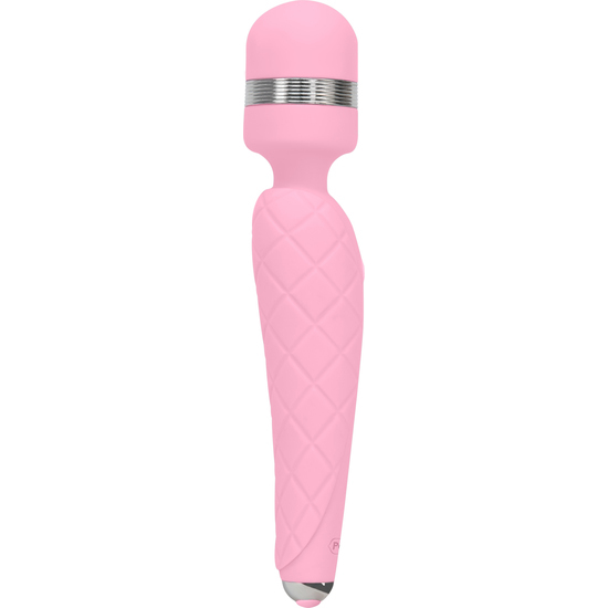 Cheeky Wand Massager With Crystal - Pink