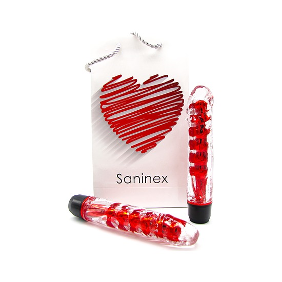 SANINEX VIBRADOR FANTASTIC REALITY - METALLIC / RED SANINEX