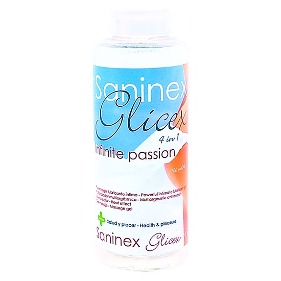 Saninex Extra Lubricant Glicex 4 In 1 Infinite Passion 100ml