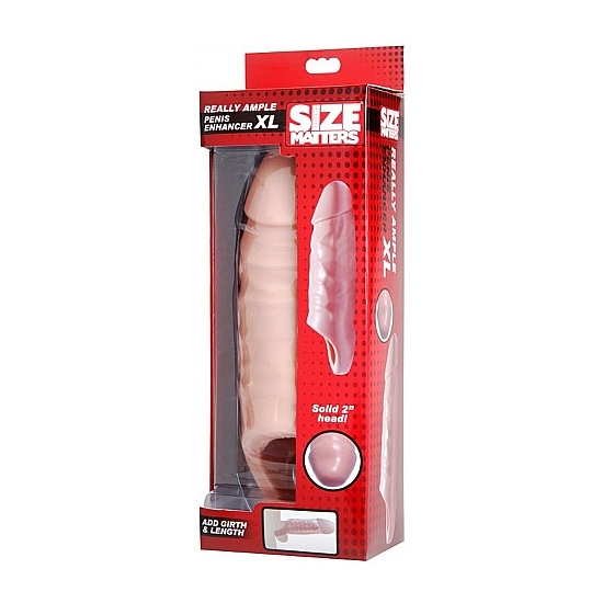 REALLY AMPLE WIDE PENIS ENHANCER SHEATH - SIZE XL