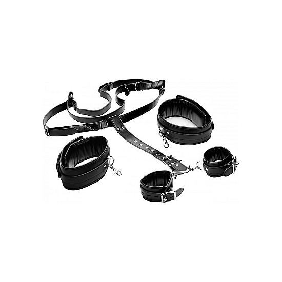 BDSM HARNESS WITH HANDCUFFS